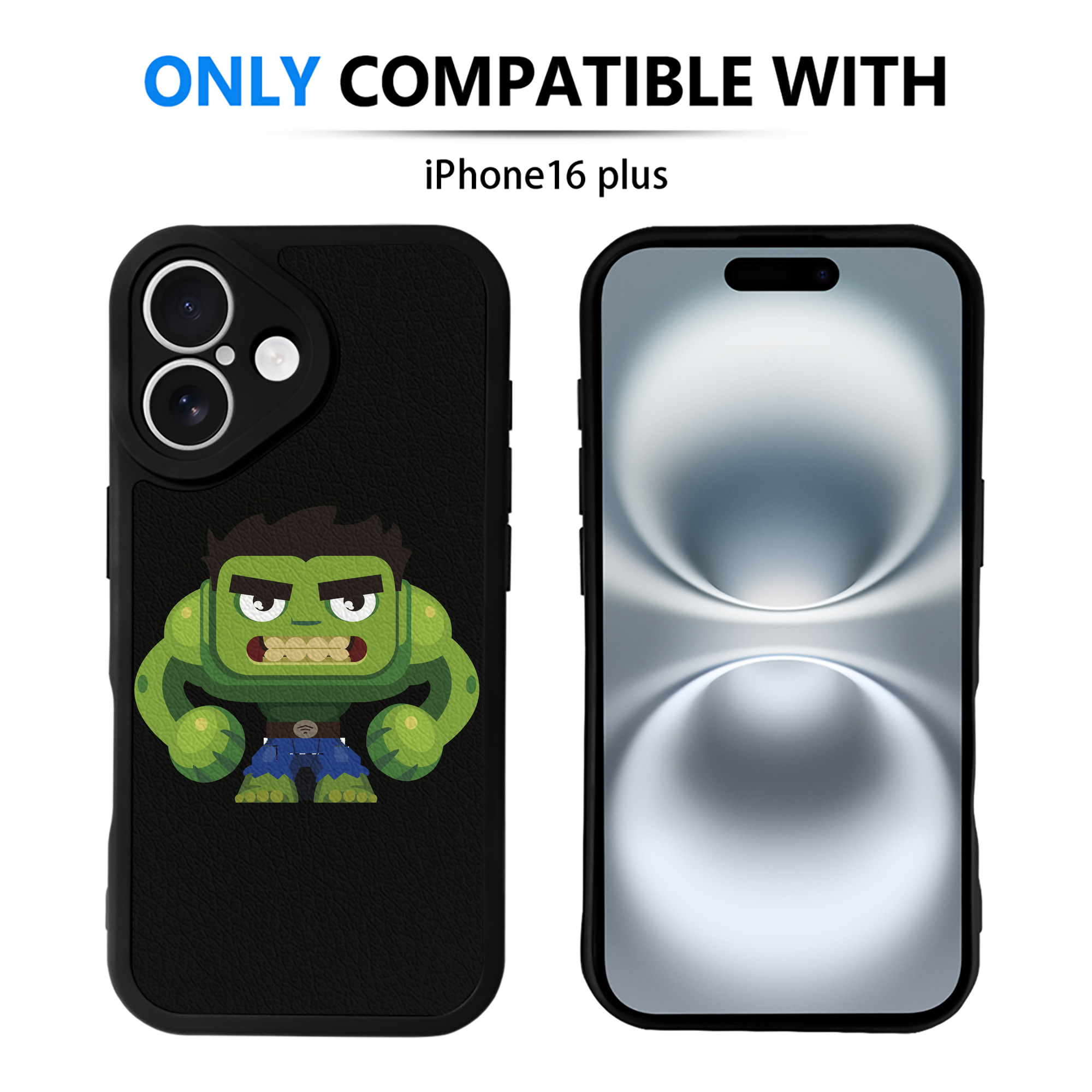 （画像用） アベンジャーズ The Avengers 【iPhone 16シリーズ対応】シリコンスマホケース（レザー調） 材質：シリコン